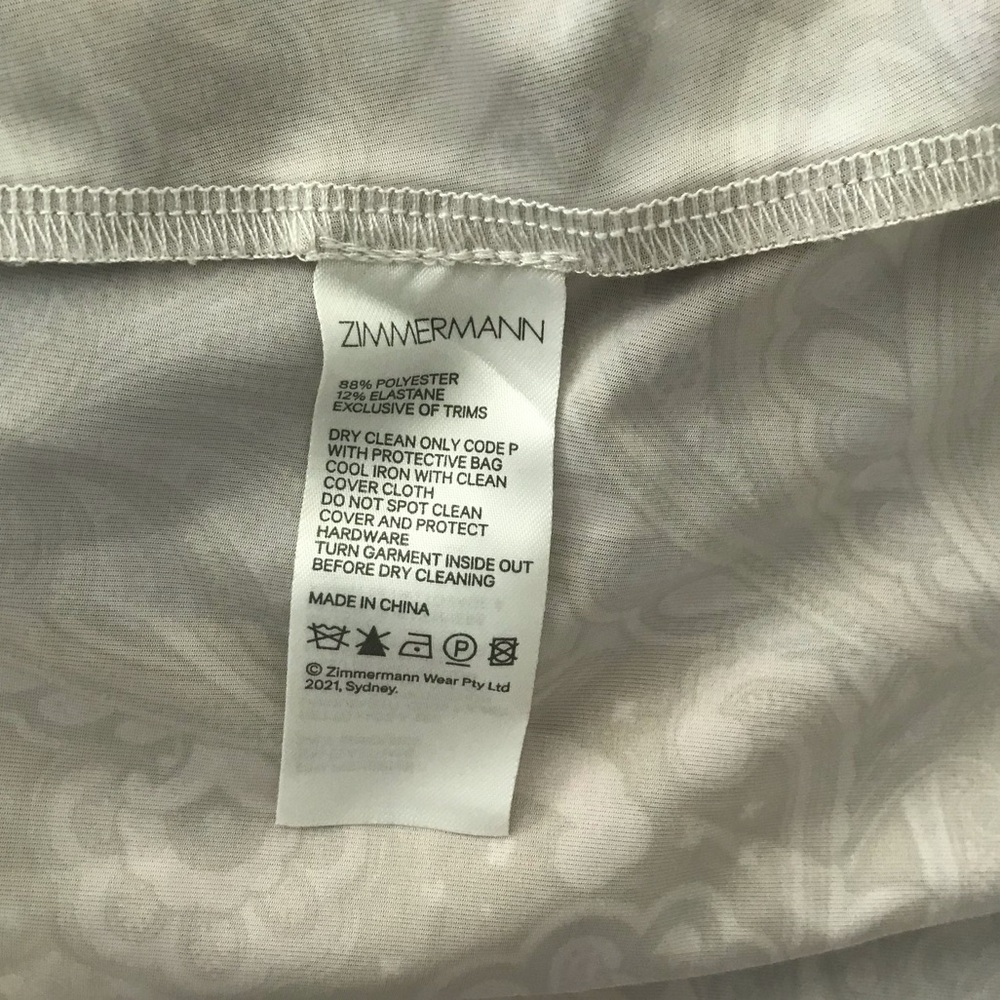 NWOT Zimmermann concert Elegant Paisley Print Dress - Picture 6 of 8